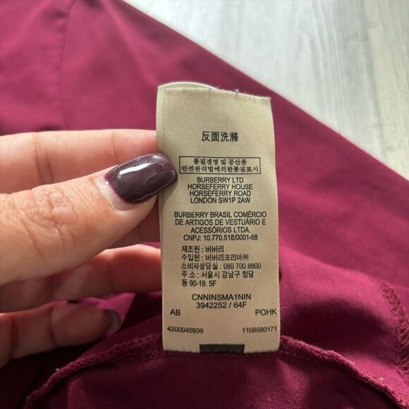 Burberry Long Sleeve T-Shirt Size S - Picture 7 of 7